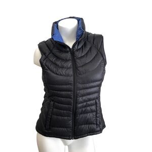 Bernardo Goose Down Vest Black Full Zip Puffer Vest Womens Small